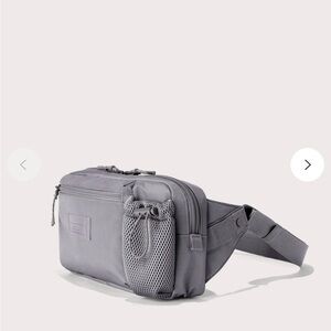 Gray unisex sling Bag